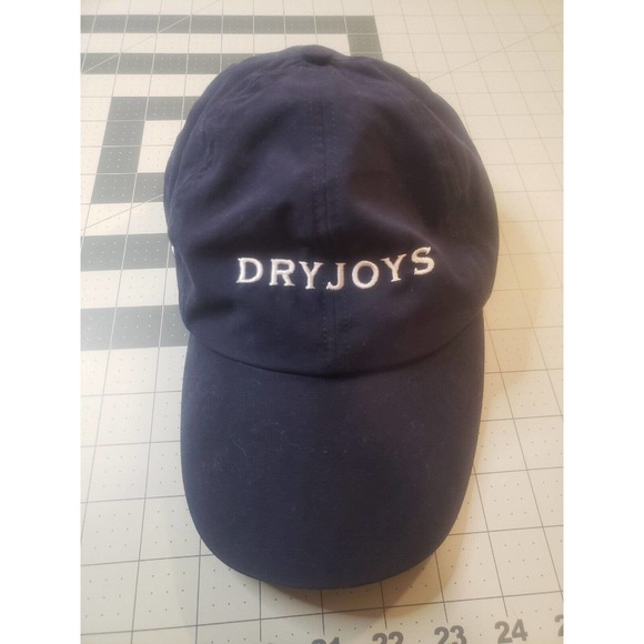 Dryjoys Footjoy Navy Blue Technical Strap Back Hat Cap Golf Preppy Outdoors - Picture 1 of 4